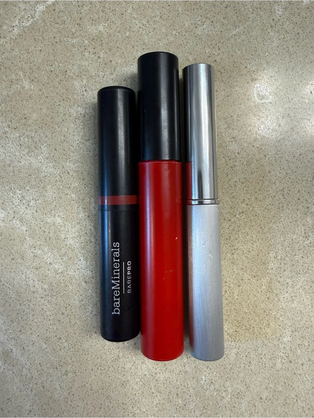 bareMinerals and Clinique Liquid Lipstick Trio